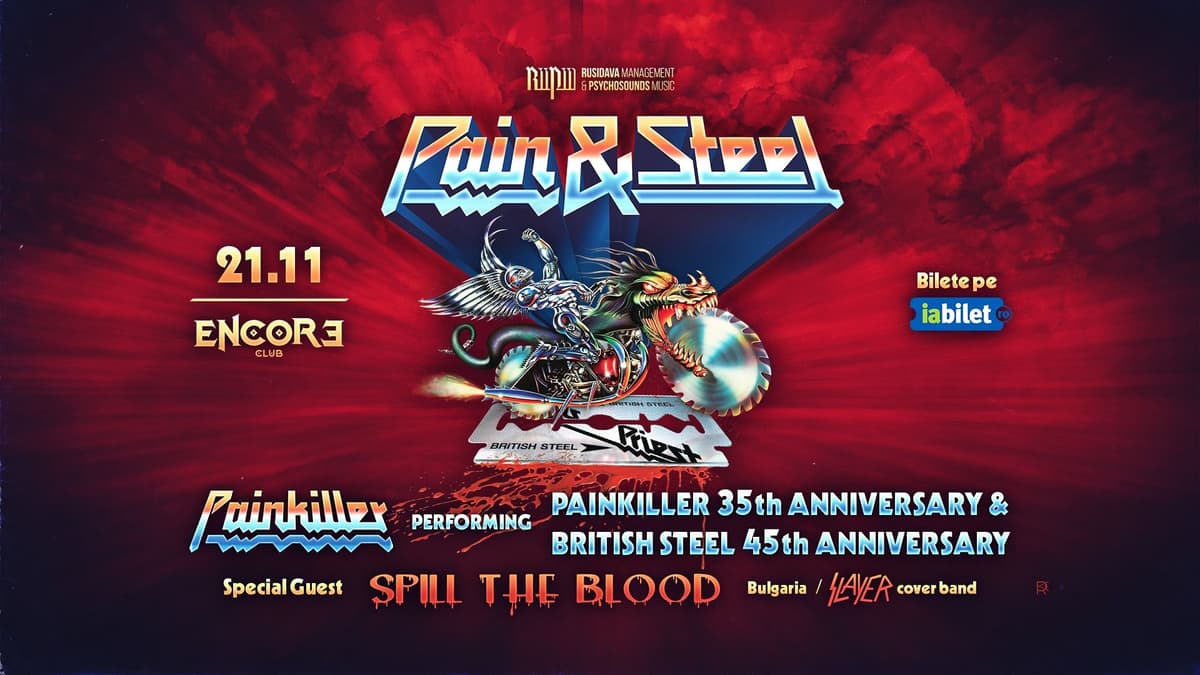 Pain & Steel - Tributes Night with Painkiller & Spill The Blood